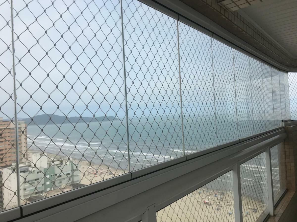 Apto Com Vista Para O Mar, 2 Vagas De Garagem E Churrasqueira Na Varanda プライア・グランデ エクステリア 写真