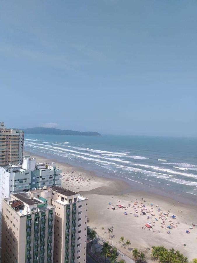 Apto Com Vista Para O Mar, 2 Vagas De Garagem E Churrasqueira Na Varanda プライア・グランデ エクステリア 写真