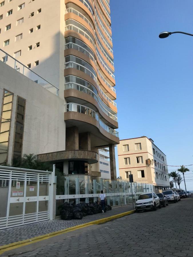 Apto Com Vista Para O Mar, 2 Vagas De Garagem E Churrasqueira Na Varanda プライア・グランデ エクステリア 写真